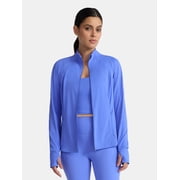 Avia Women's and Women's Plus SoftSculpt Zip Up Active Jacket, Sizes XS-4X