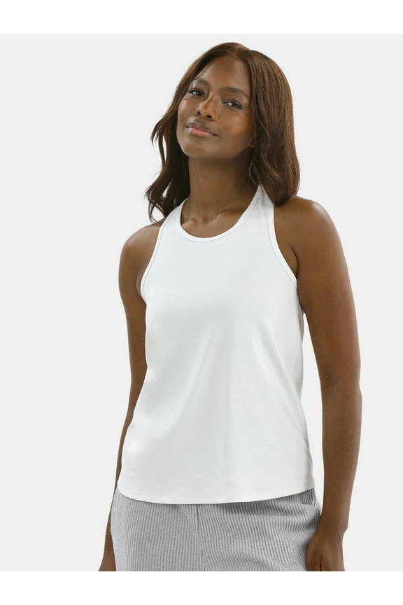 Women's SoftSculpt Relaxed Racerback Tank Top with UPF 50, Sizes XS-XXXL