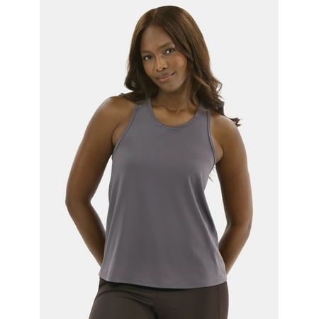 Avia Women's SoftSculpt Relaxed Racerback Tank Top with UPF 50, Sizes XS-XXXL