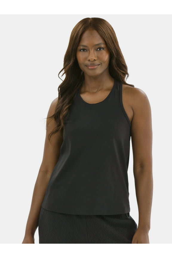 Women's SoftSculpt Racerback Tank Top with UPF 50, Sizes XS-XXXL