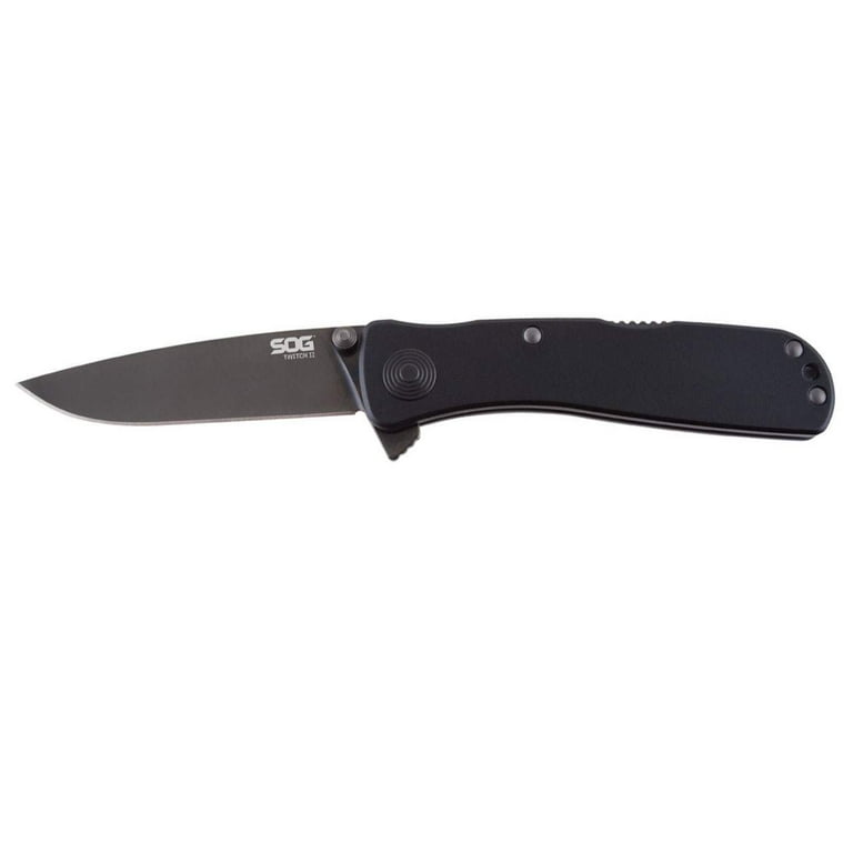SOG Black Twitch II Folding Knife - Walmart.com