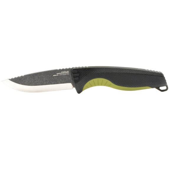 SOG Knives Aegis FX Fixed Blade Green Black Rubber Stainless Knife