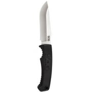 SOG - Field Knife - with 4 Fixed Satin Finish Blade and Black Sheath