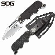 sog Paring knife, Paring Knives Ultra Sharp Vegetable and Fruit Knife with Sheath Cover, Small Peeling Fruit Knife with Comfort-Grip Handles for Cutting & Slicing