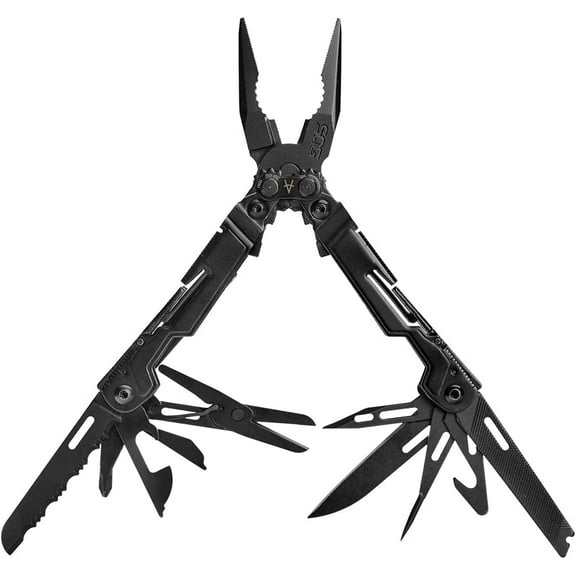 SOG PowerPint Mini Multi-Tool 18 Lightweight Specialty Utility Tools -Black