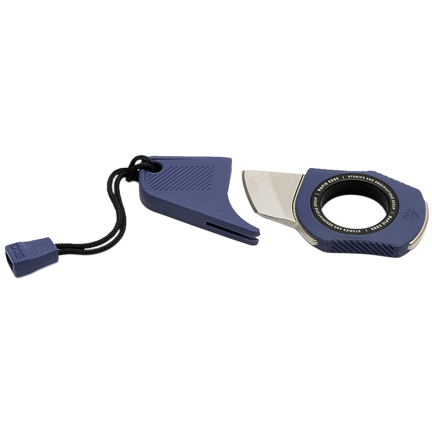 SOG Rapid Edge Pocket Knife with Removable Sheath, Midnight Blue, SOG-18-30-03-43