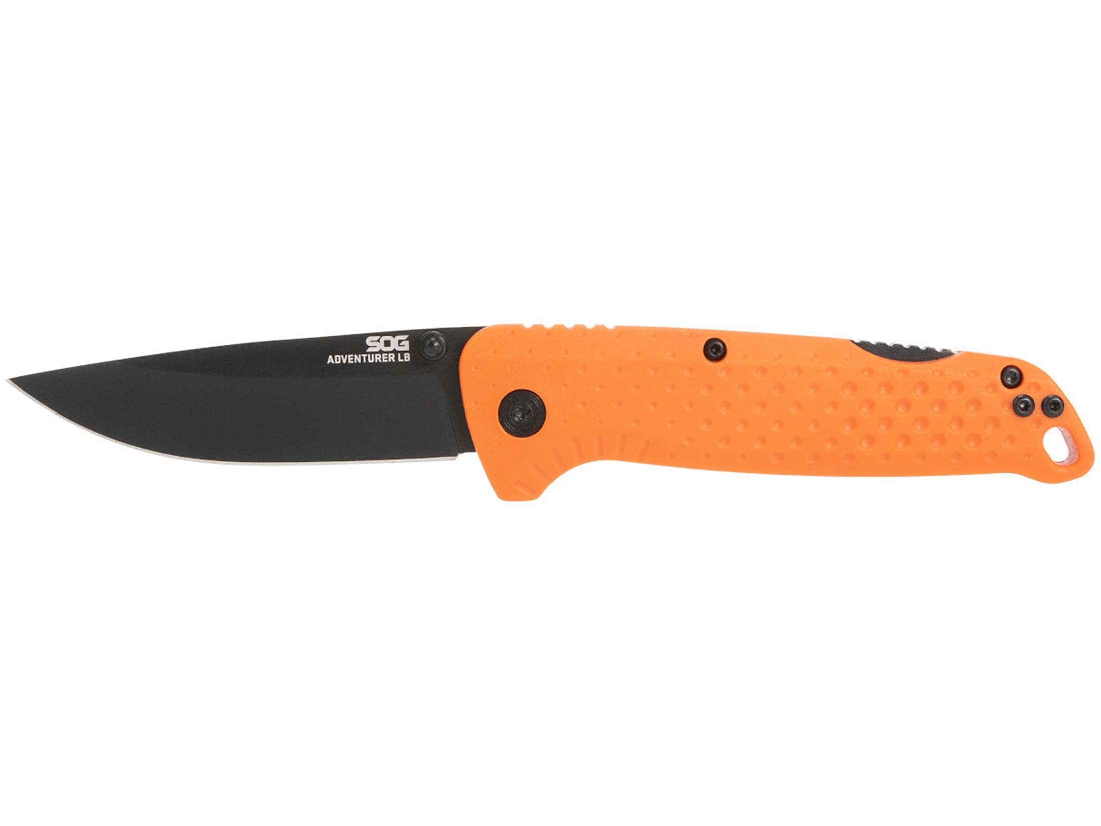 SOG SOG13110243 Adventurer 3" Stainless Blade Black/Orange Folding Knife