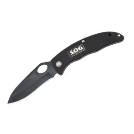 SOG Specialty Knives & Tools SP53-CP Slipzilla Knife with Straight Edge Folding 3.2-Inch Steel Drop Multi-Colored
