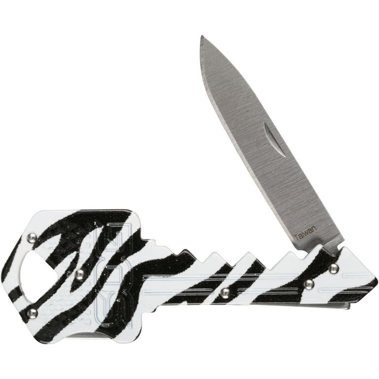 Key-Shaped Stainless Steel Folding Knife
