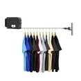 SOGA 160mm WallMounted Clothes Line Dry Rack Retractable SpaceSaving