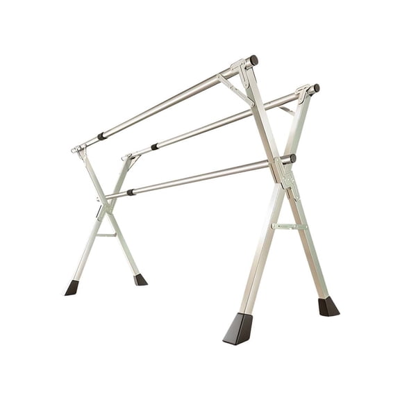SOGA 94.5 in Foldable Portable Standing Clothes Drying Rack  3 Poles