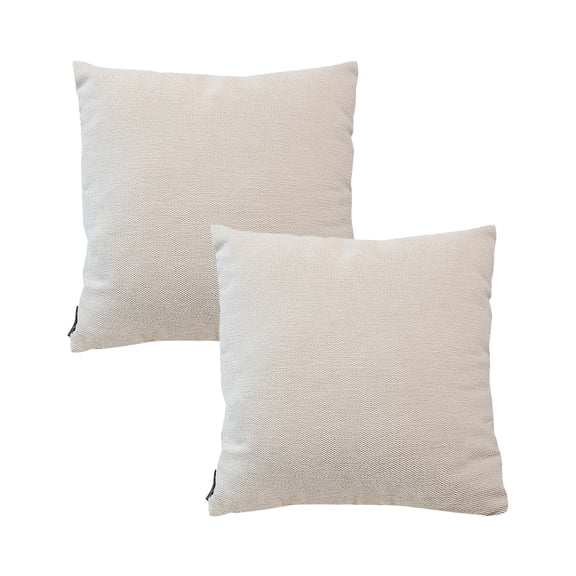 SOGA 2X 17.7 inch Luxe White Rectangular Decorative Lumbar Pillowcases