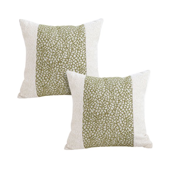 SOGA 2X 17.7 inches Modern Green Accent Decorative Pillowcases