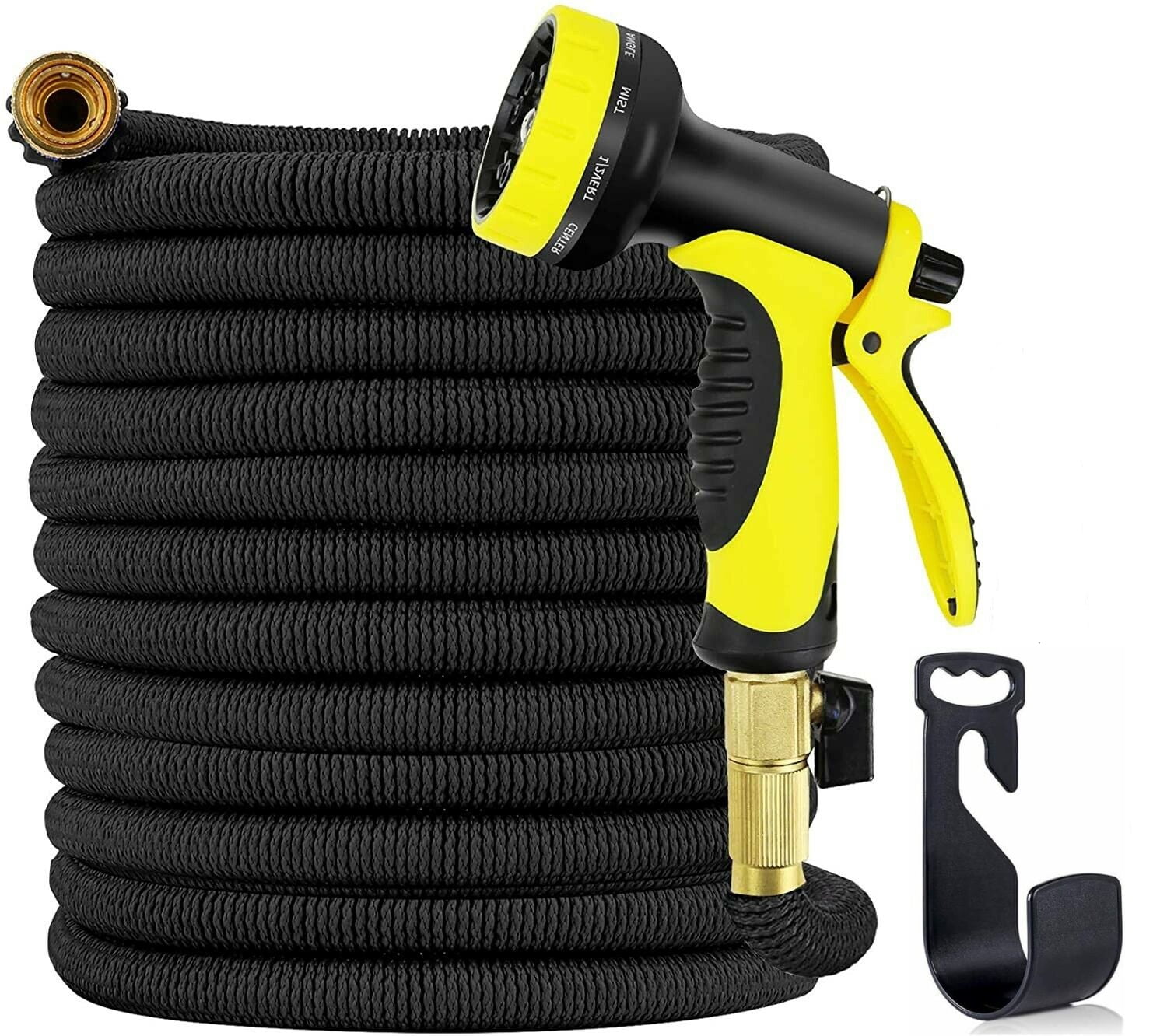 SOGA 50 Ft Expandable Garden Hose with Spray Nozzle 9 Switch