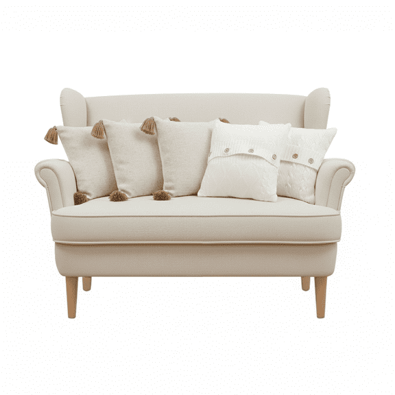 SOGA 5PC Rich Brown Velvet & Knit Comfort Pillow Covers for Cozy Sofa Dcor