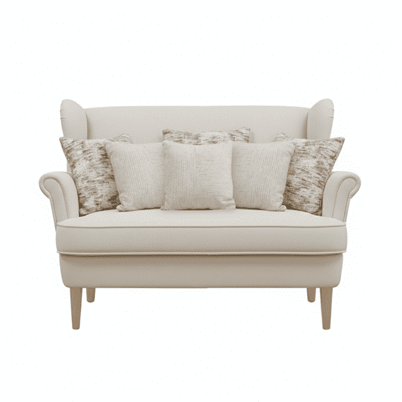 SOGA 6PC 45cm Neutral Beige Linen & Faux Fur Geometric Pillow Covers  Decorative pillowcases Set