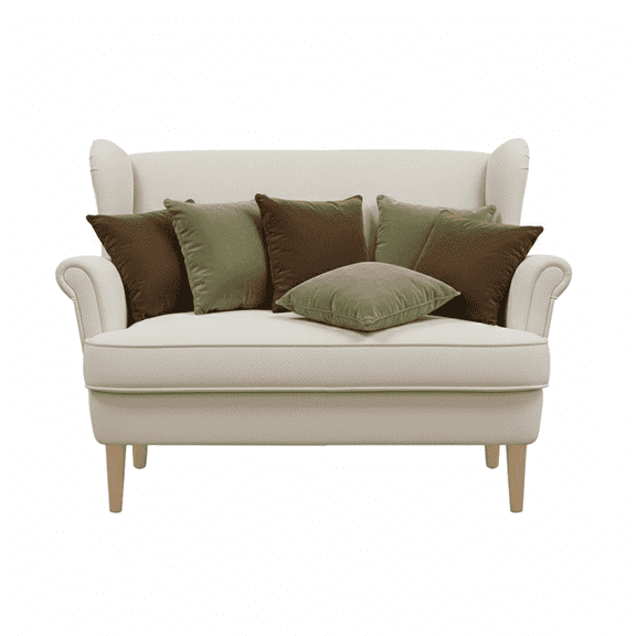 SOGA 6PC 17.7in Rich Brown & Sage Green Velvet Decorative Pillow Case, Zip Closure