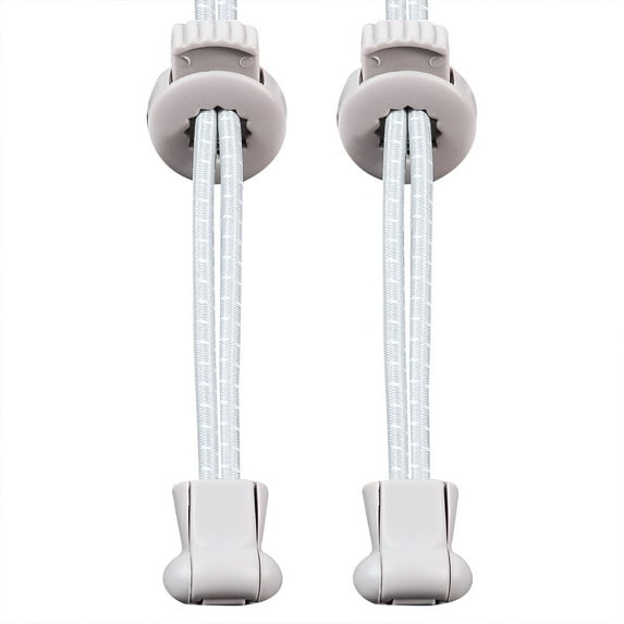 SOGA Elastic No Tie Shoelaces for Mens Womens Adults Kids Running Jumping Climbing Gym Sports Shoes Walking Best Locks Sneakers (Grey)