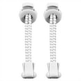 thumbnail image 1 of SOGA Elastic No Tie Shoelaces for Mens Womens Adults Kids Running Jumping Climbing Gym Sports Shoes Walking Best Locks Sneakers (White), 1 of 5