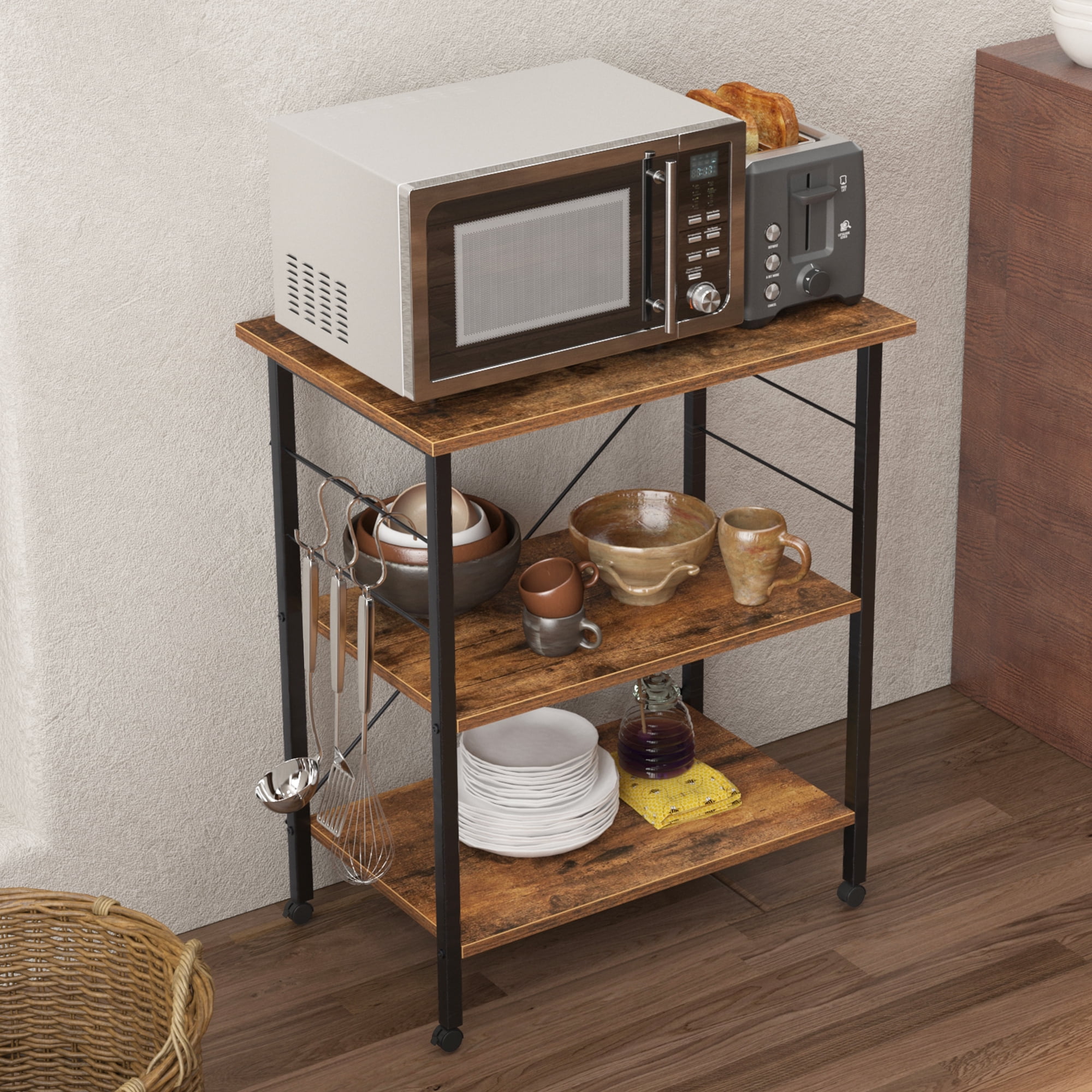 SOGES 3Tier Kitchen Baker's Rack Utility Microwave Oven Stand Kitchen