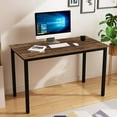 thumbnail image 1 of SOGES 47 in Computer Desk Large Office Desk Sturdy Office Desk Rustic Brown, 1 of 6