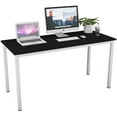thumbnail image 1 of SOGES 55 inches Large Office Desk Writing Desk, Black & White, 1 of 5