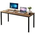 thumbnail image 1 of SOGES 63 inches Gaming Desk Writing Desk Workstation Office Desk Rustic Brown, 1 of 6