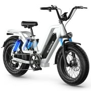 G-force 20"x4" Fat Tire Electric Bike, 750W Adults E Bike, 48V 15Ah Battery Shimano 7 Speed Mountain Bike - Beach Snow Ebike for Men UL2849