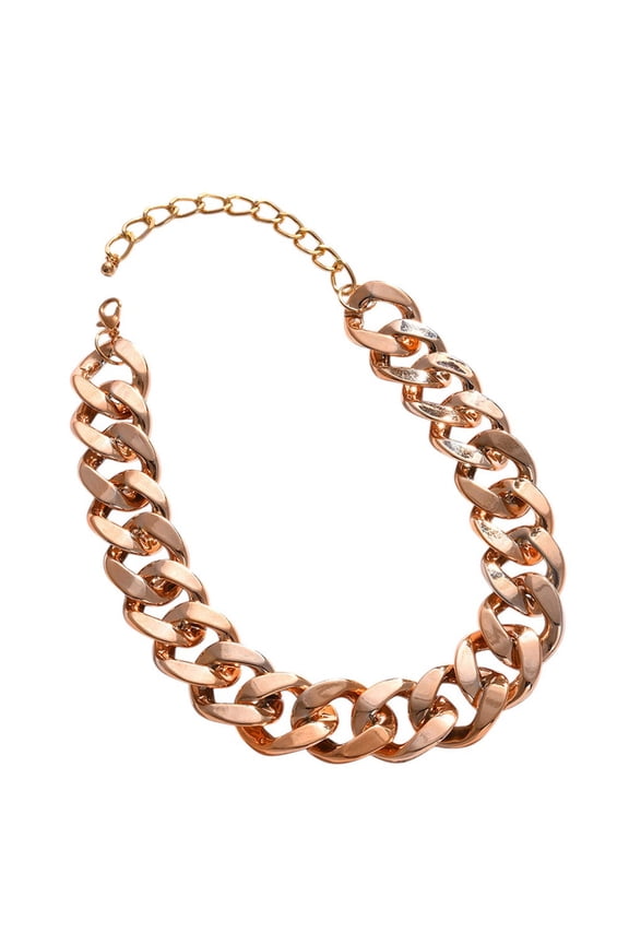 Women Block-Link Chain Necklace