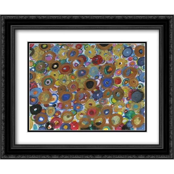 SOHO Apartment 2x Matted 24x20 Black Ornate Framed Art Print by Haynes, Smith