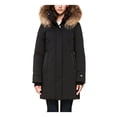 thumbnail image 1 of SOIA & KYO Womens Black Faux Fur Hood Parka Winter Jacket Coat S, 1 of 3