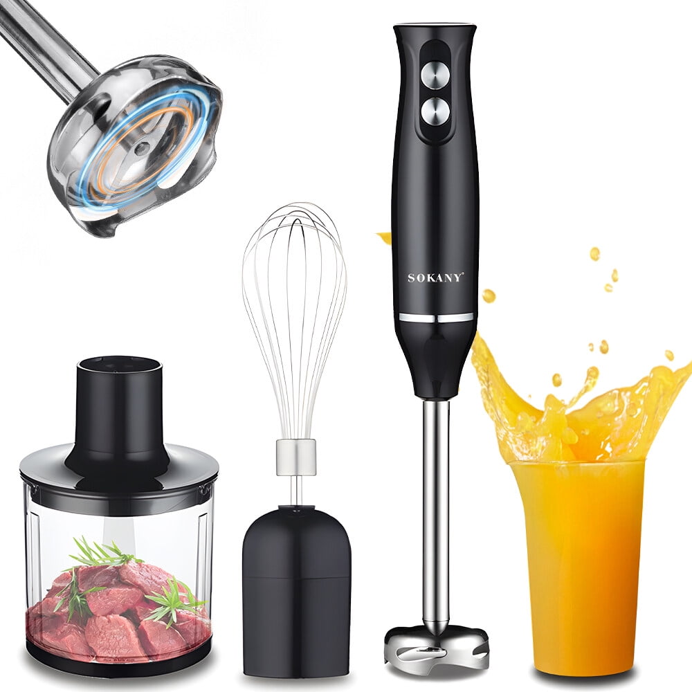 SOKANY 17104 Immersion Hand Blender Set 4In1 Powerful 500W 2