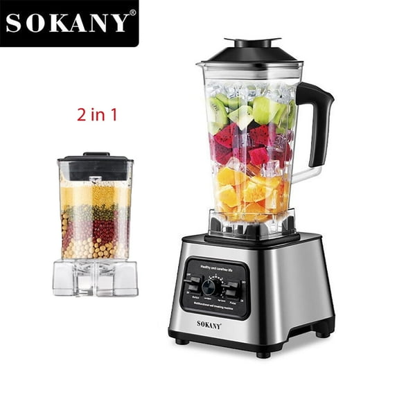 Sokany SK999 Professional Blender, 68oz+17oz Capacity, 1 Piece