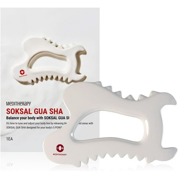 SOKSAL GUASHA,Ceramic Gua Sha,Body Massage Tool, Korean Body Guasha, Guasha