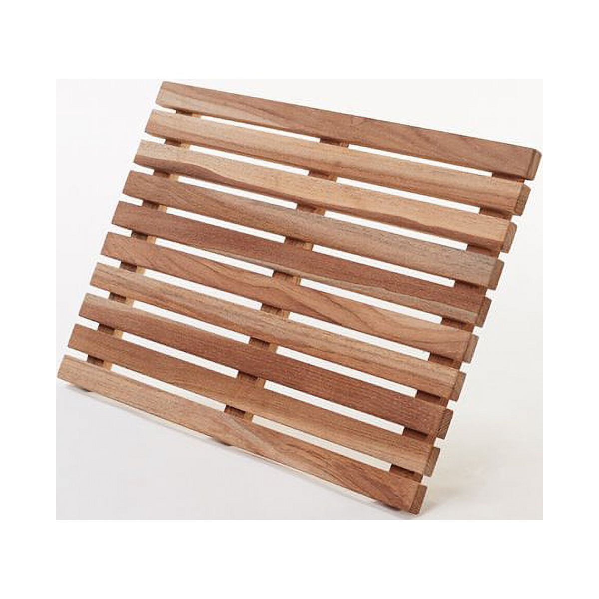 Gala Teak 20" x 14" Natural Wooden Bath Mat