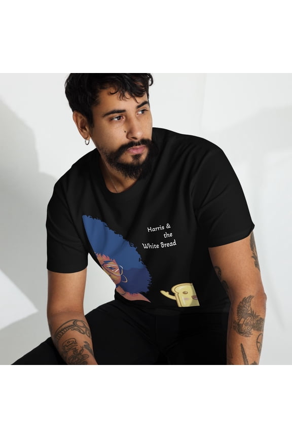 SOL Bread Men’s premium heavyweight tee (Black, 2XL)