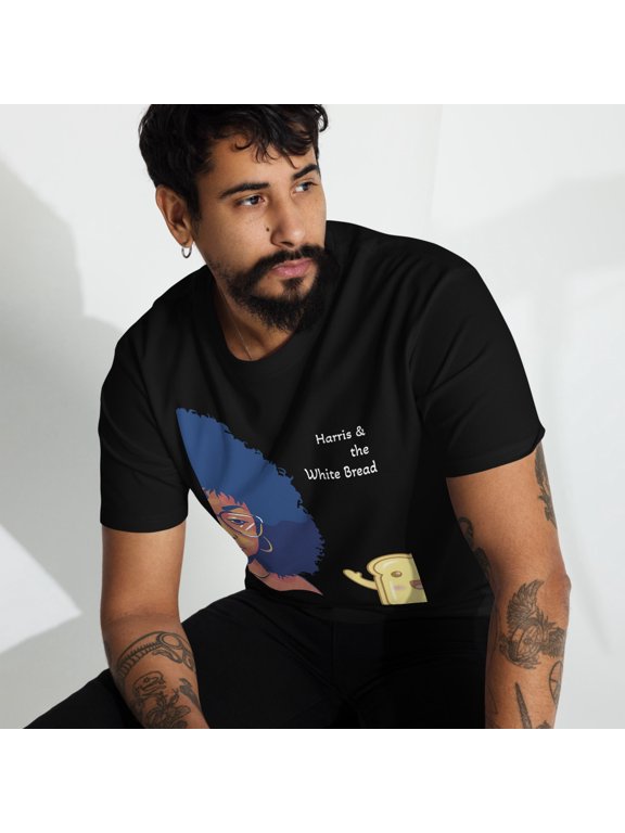 SOL Bread Men’s premium heavyweight tee (Black, M)