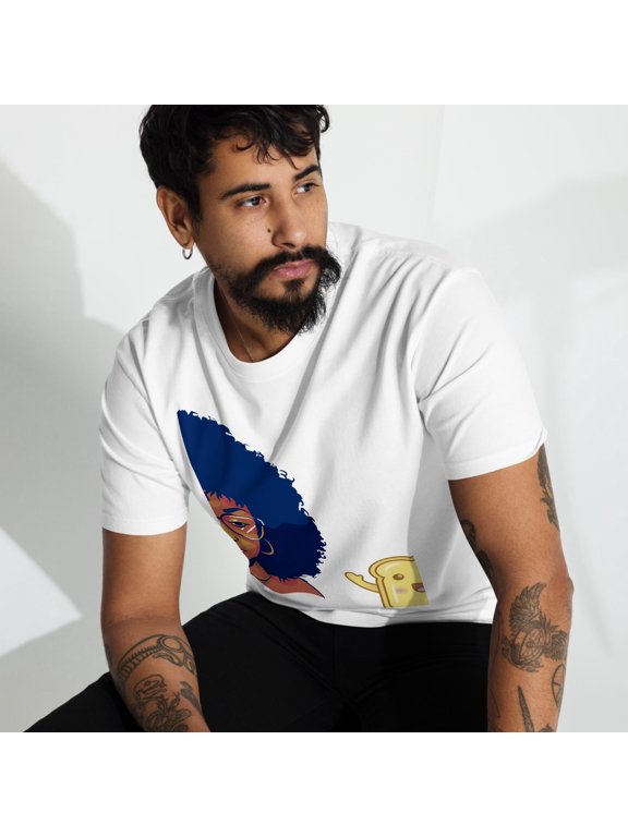 SOL Bread Men’s premium heavyweight tee (White, XL)