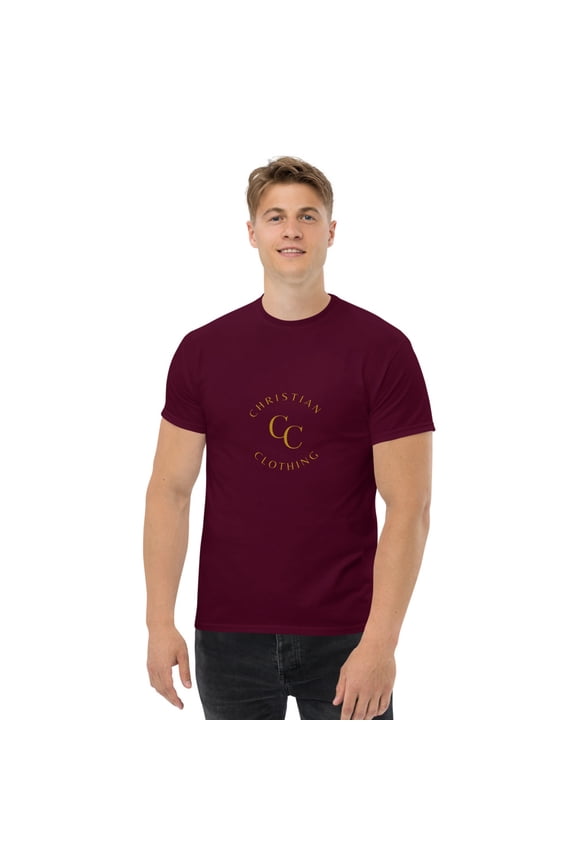 SOL "CC" Men's classic tee (Maroon, L)