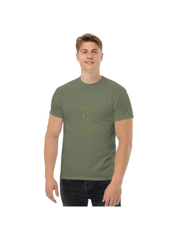 SOL "CC" Men's classic tee (Military Green, M)