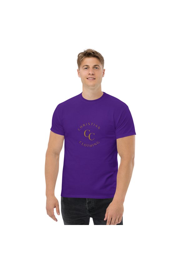 SOL "CC" Men's classic tee (Purple, 2XL)