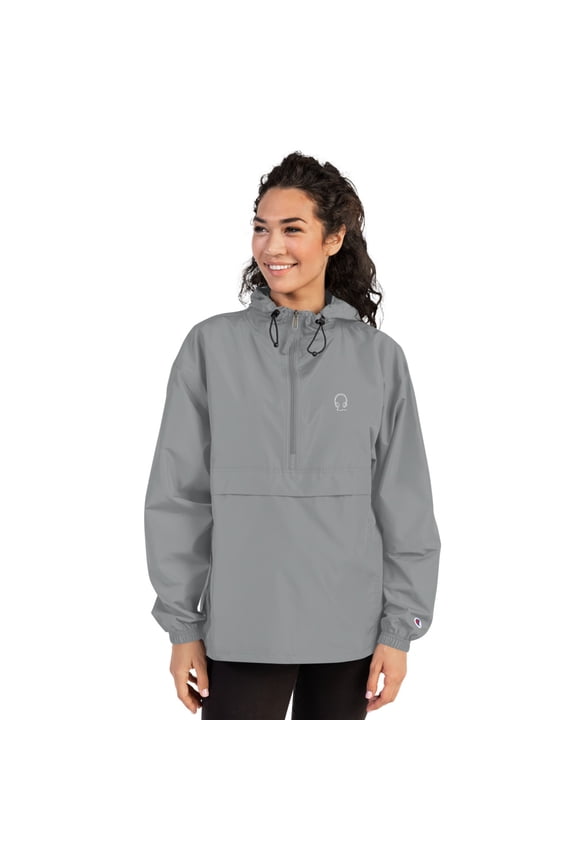 SOL "Game time" Woman's Embroidered Champion Packable Jacket (Graphite, 2XL)