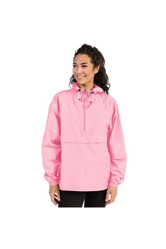 SOL "Game time" Woman's Embroidered Champion Packable Jacket (Pink Candy, S)