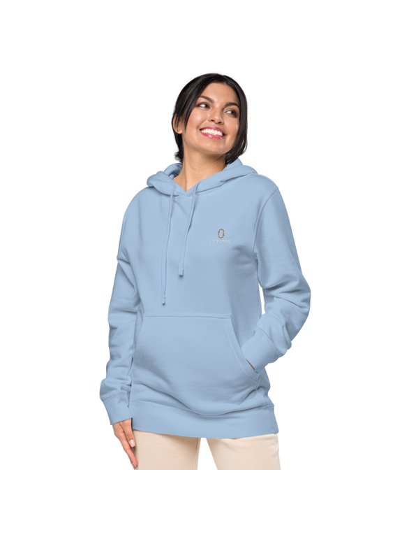 SOL LLTFF Unisex pigment dyed hoodie (Pigment Light Blue, L)