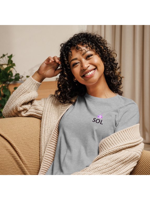 SOL Mrs President Women's Relaxed T-Shirt (Athletic Heather, L)