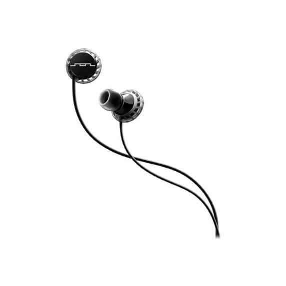 Sol Republic RELAYS (3-Button) In-Ear Headphones (Black) - Stereo - Black - Wired - Earbud - Binaural - In-ear