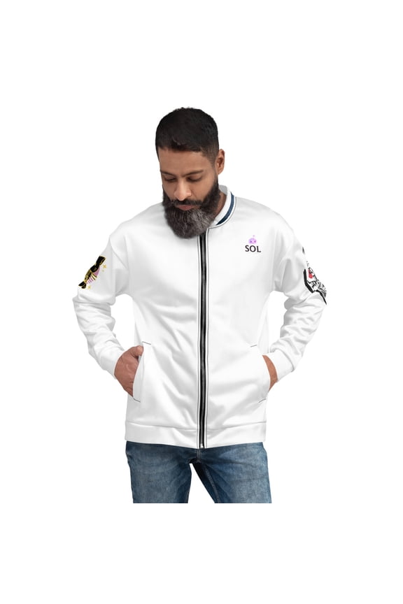 SOL See Our Unisex Bomber Jacket (XS)