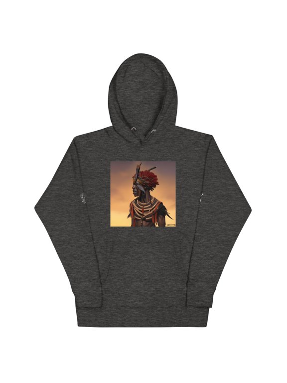SOL Shamanism Unisex Hoodie (Charcoal Heather, 2XL)