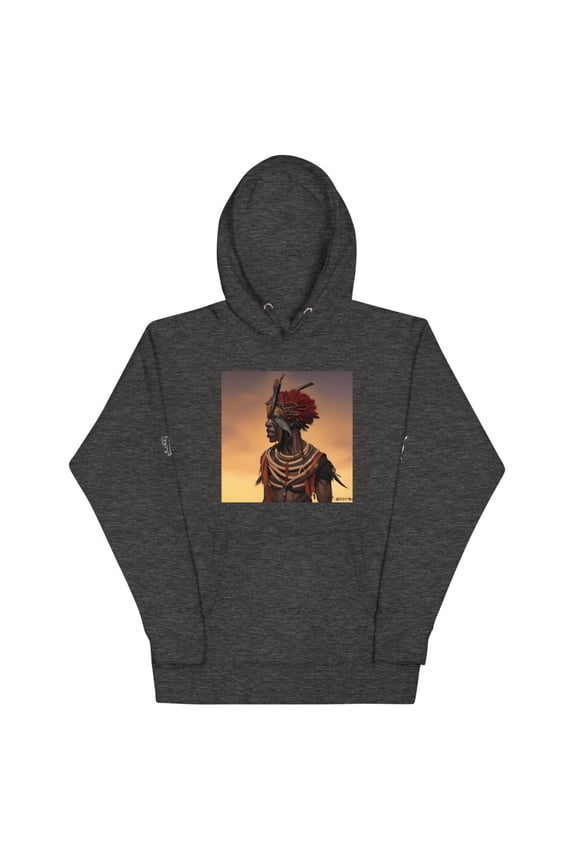 SOL Shamanism Unisex Hoodie (Charcoal Heather, 2XL)