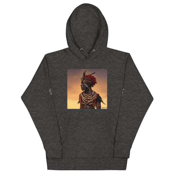 SOL Shamanism Unisex Hoodie (Charcoal Heather, XL)